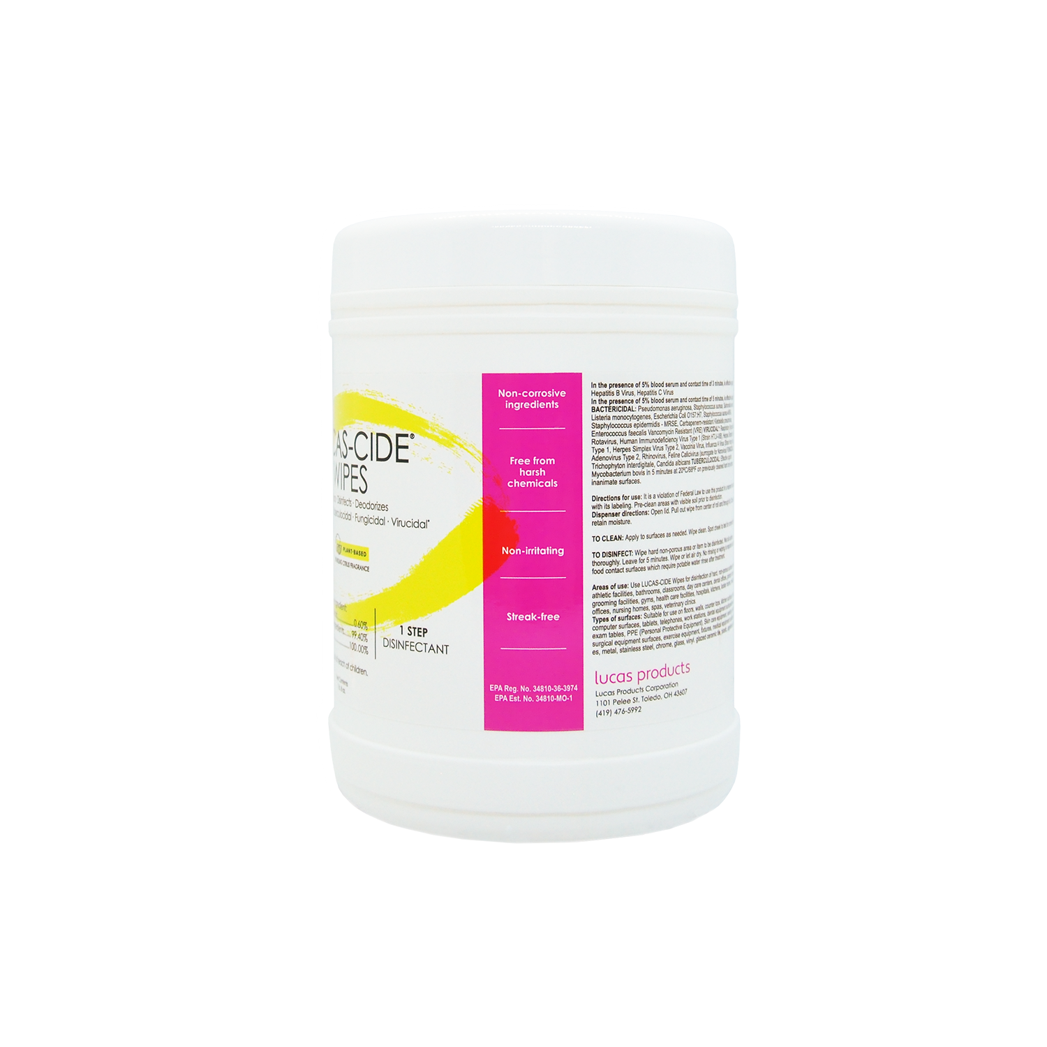 LUCAS-CIDE Wipes
